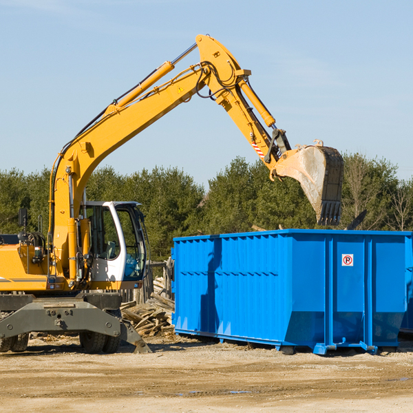 can i choose the location where the residential dumpster will be placed in Grant FL
